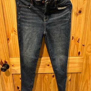 American Eagle Outfitters Dark Blue Skinny Jeans